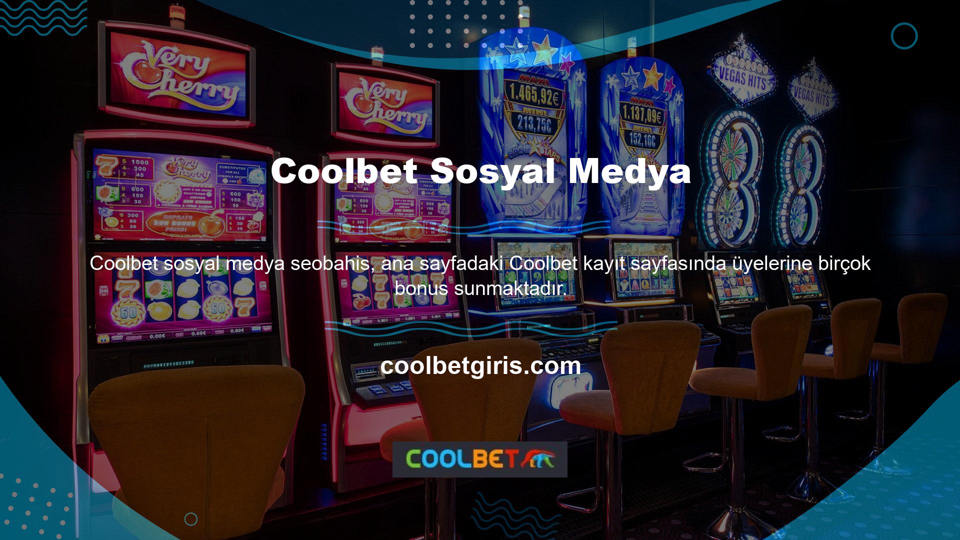 Teknoloji meraklısı Coolbet, aynı zamanda sosyal medya hesaplarını da takip ediyor