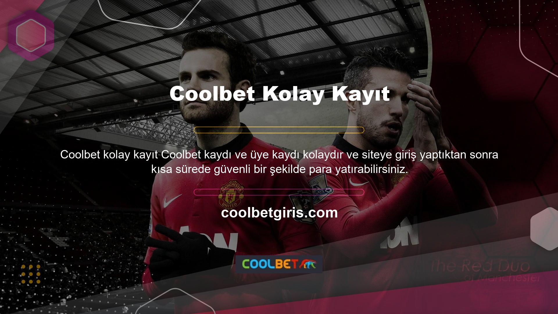 Ancak, Coolbet para çekme işlemleri de temel işlemleri içerir